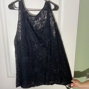 Black Lace Torrid Tank Top